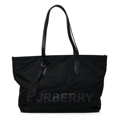 Burberry Nylon Logo Tote Bag Black 1 of 9