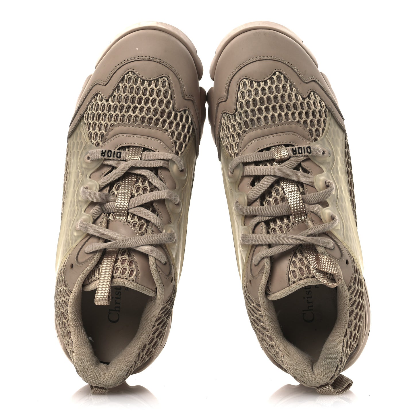 Mesh D-Connect Sneakers 37.5 Nude