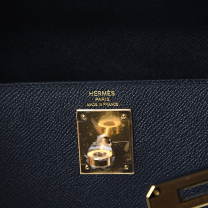 Hermes Epsom Kelly Sellier 28 Black 5 of 9