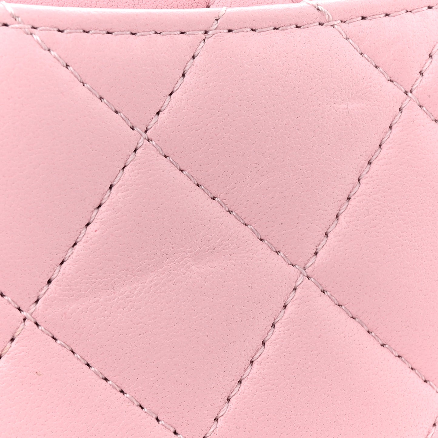 Lambskin Quilted Mini Trendy CC Dual Handle Flap Bag Pink