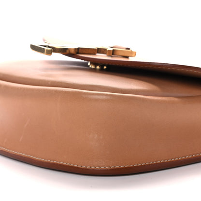 Saint Laurent Smooth Vintage Calfskin Small Kaia Satchel Brown Gold 9 of 11