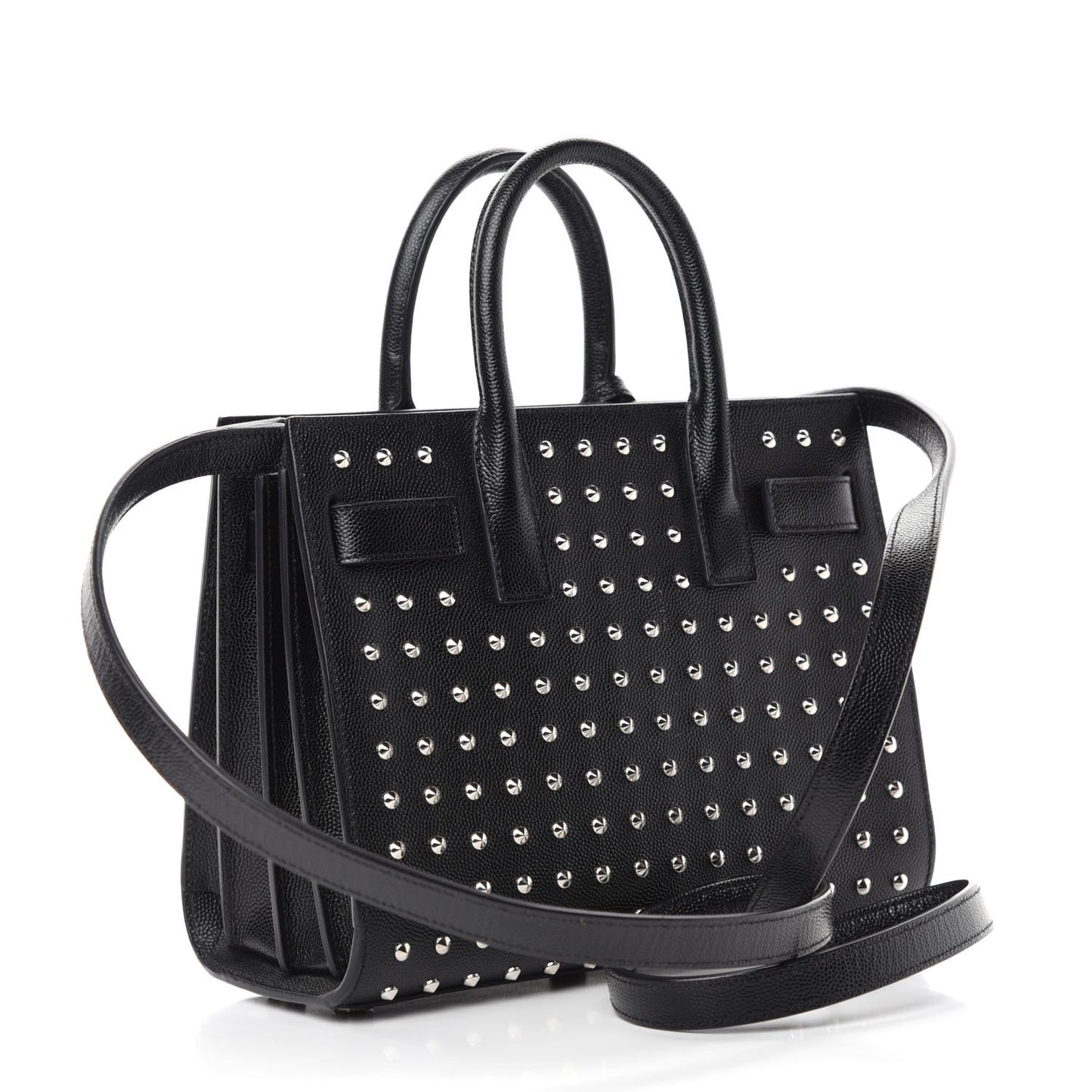 Grain De Poudre Studded Nano Sac De Jour Black