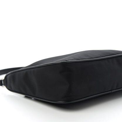 Prada Tessuto Nylon Saffiano Mini Re-Edition 2005 Bag Black 6 of 11