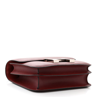 Hermes Grained Monsieur Constance 24 Rouge H 4 of 11