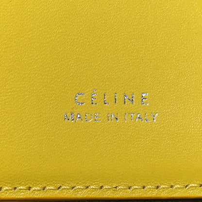 Celine Drummed Calfskin Medium Zip Around Multifunction Wallet Souris 6 of 6