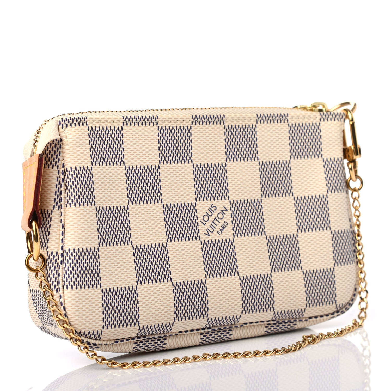 Louis Vuitton Damier Azur Mini Pochette Accessories 2 of 4