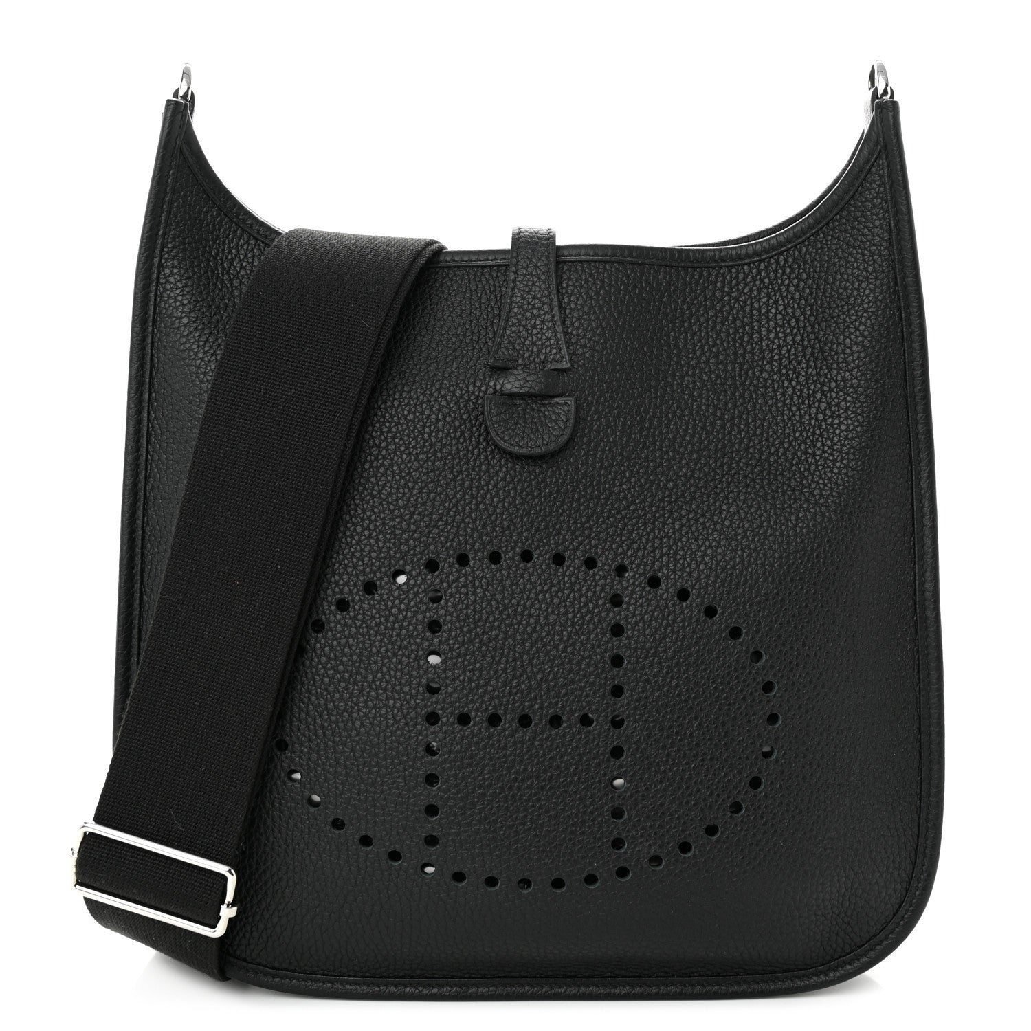 Hermes Taurillon Clemence Evelyne III PM Black 1 of 10