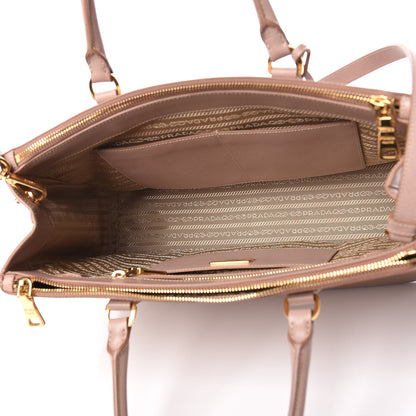 Prada Saffiano Medium Galleria Double Zip Tote Cammeo 5 of 14