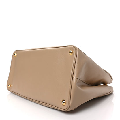 Prada Saffiano Lux Large Tote Sabbia 8 of 8