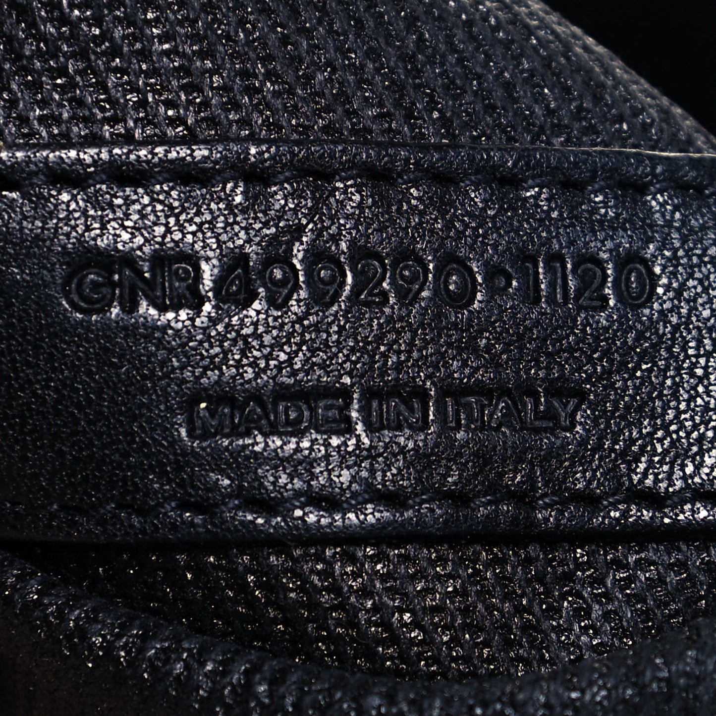 Linen Calfskin Rive Gauche Tote Black