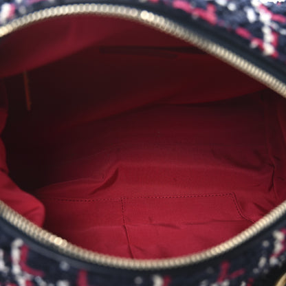 Chanel Tweed Calfskin Signe Hobo Navy Multicolor 5 of 10