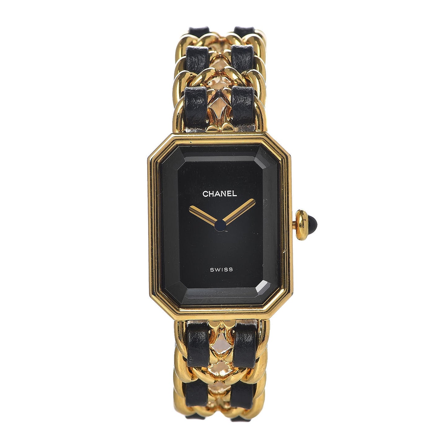 Stainless Steel Lambskin 20mm Chain Premiere Quartz Watch Gold M