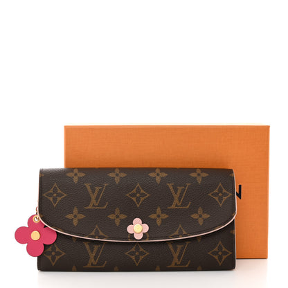 Louis Vuitton Monogram Bloom Flower Emilie Wallet 8 of 8