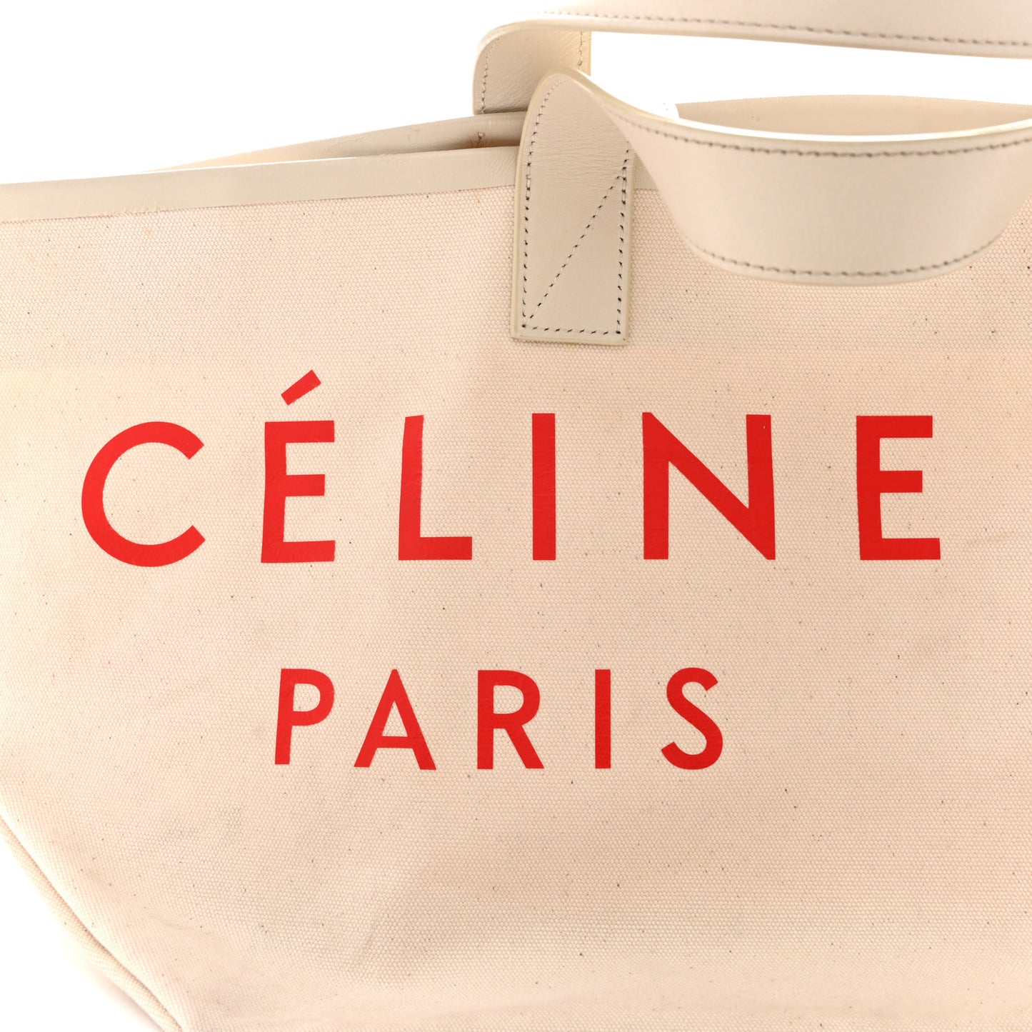 Textile Medium Made In Tote Natural Natural Red
