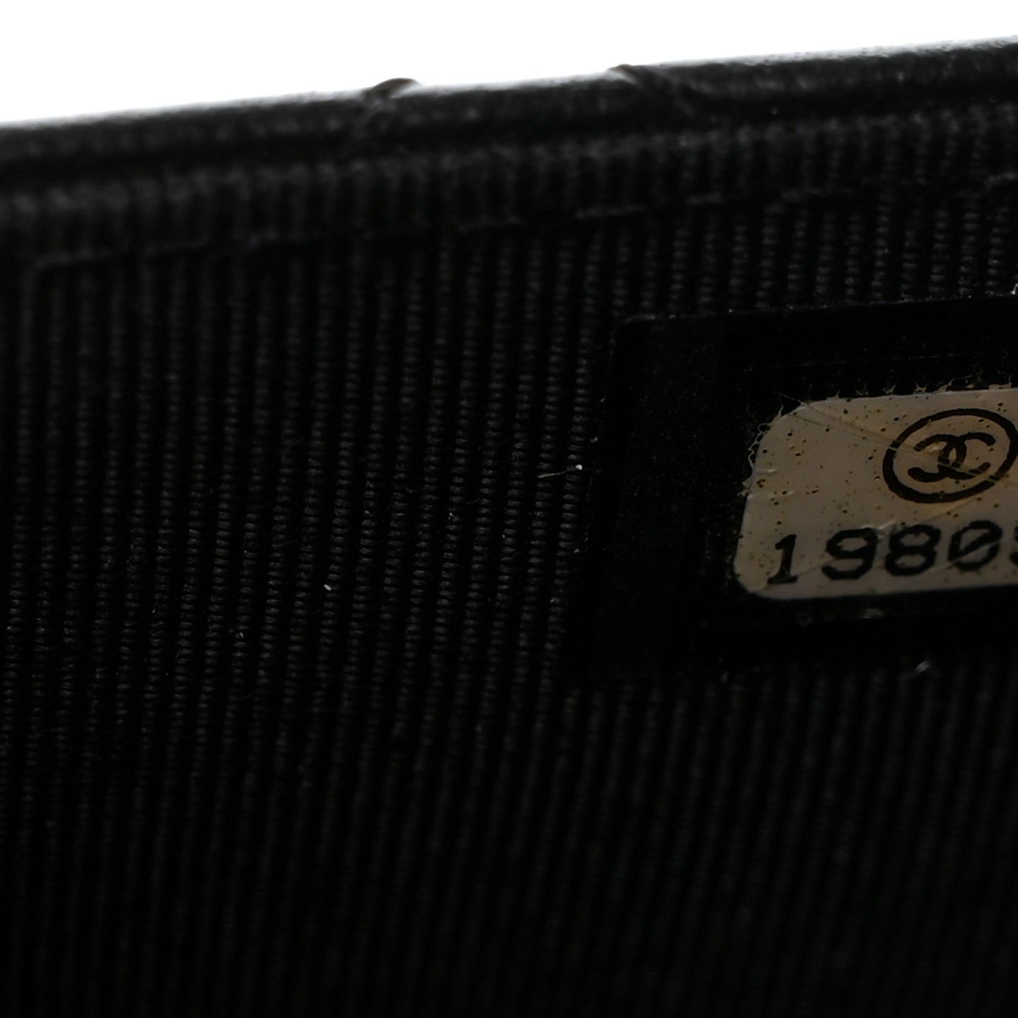 Lambskin Quilted Wallet On Chain WOC Black