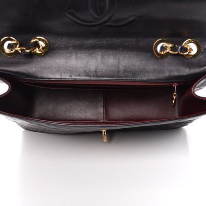 Chanel Lambskin Quilted XL Jumbo Single Flap Black 5 of 20