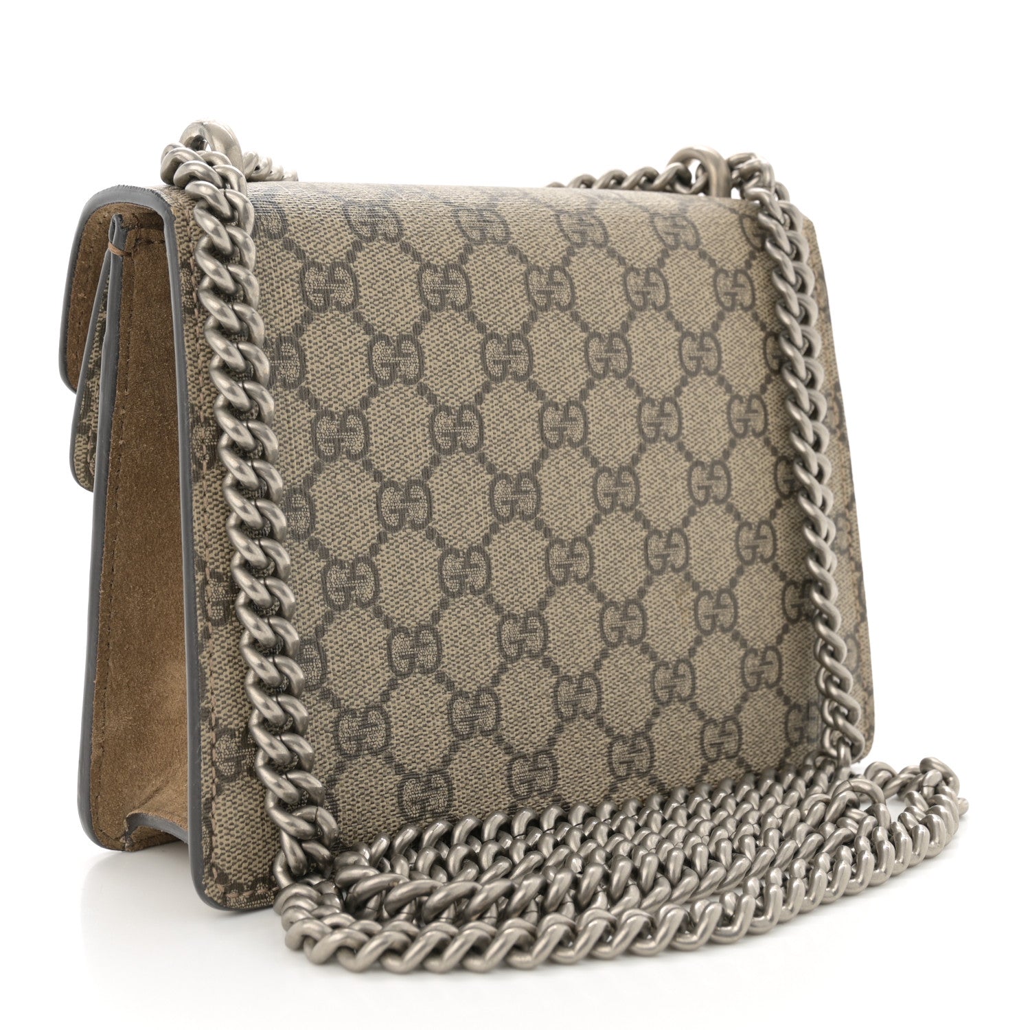 Gucci GG Supreme Monogram Mini Dionysus Shoulder Bag Taupe 3 of 15