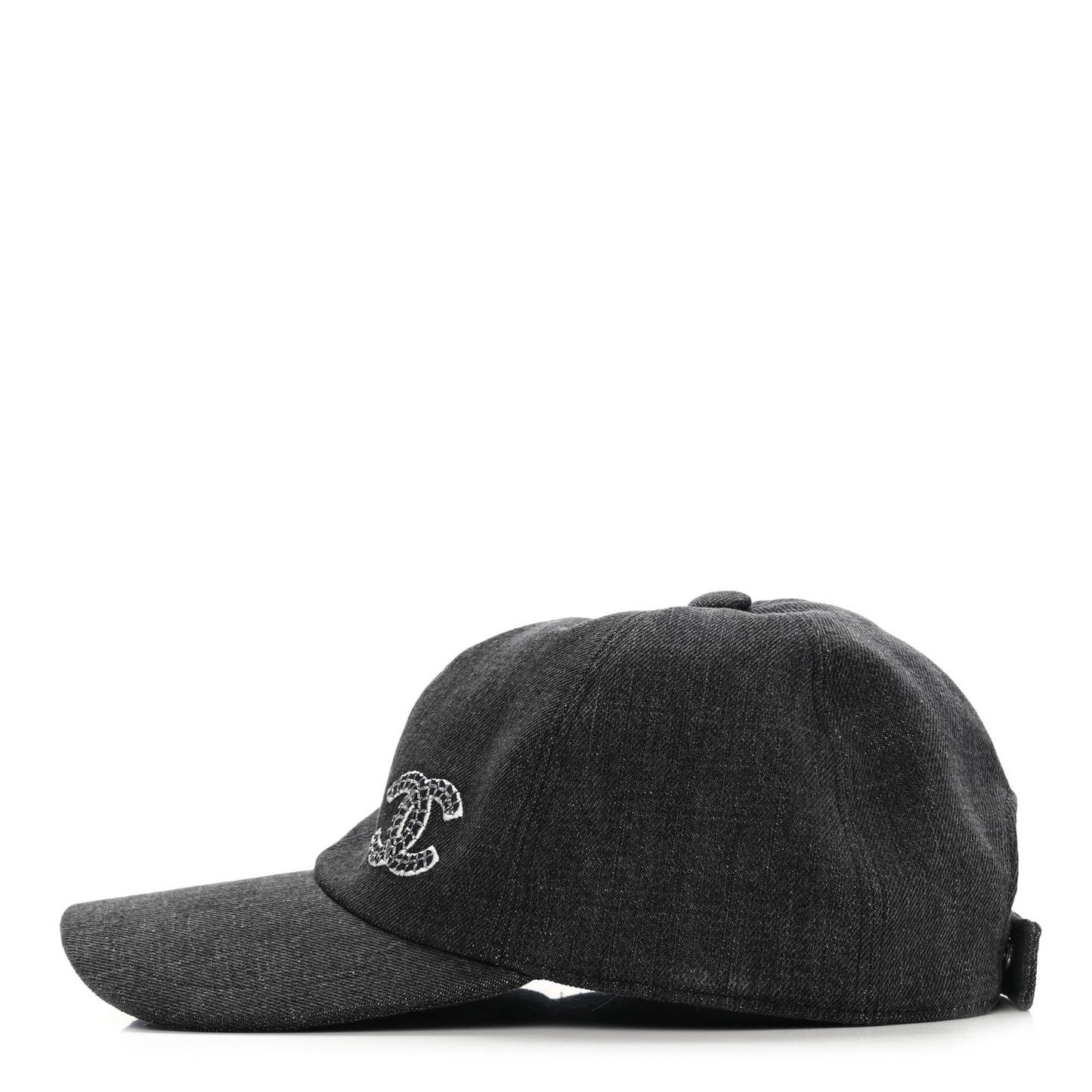 Cotton Sequin CC Cap Hat Black