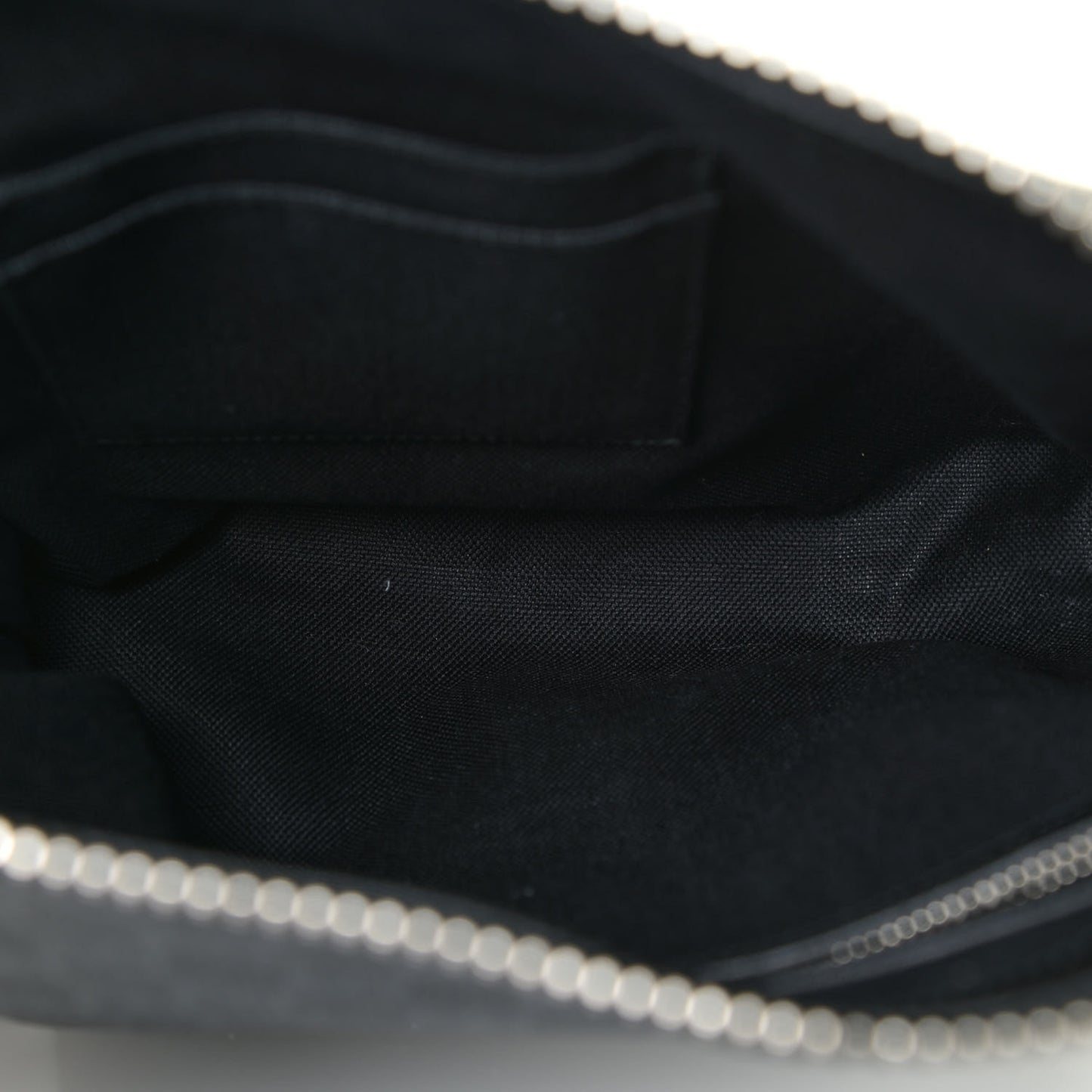 GG Supreme Monogram Appia Calfskin Web Flat Messenger Bag Black Grey