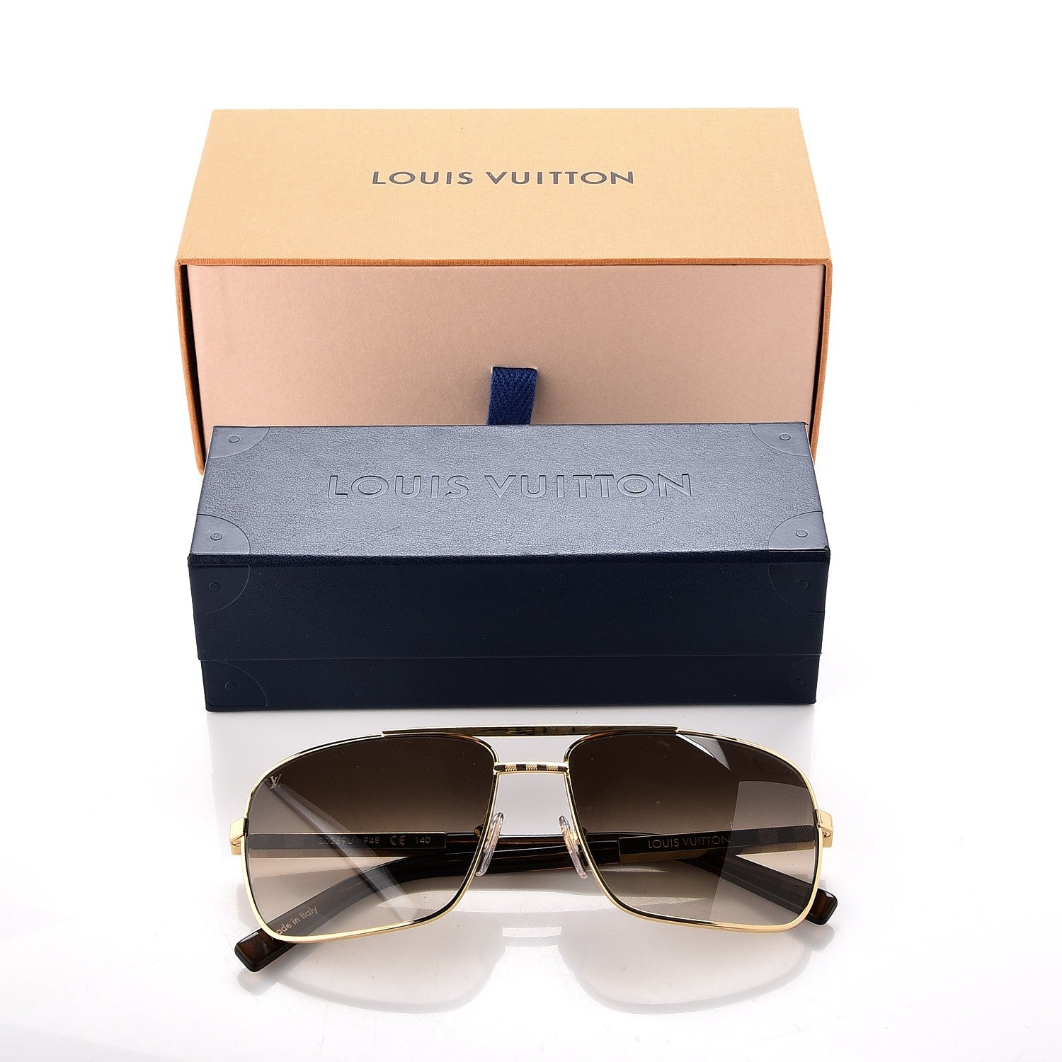 Louis Vuitton Attitude Sunglasses Z0259U Gold 236011 – FASHIONPHILE