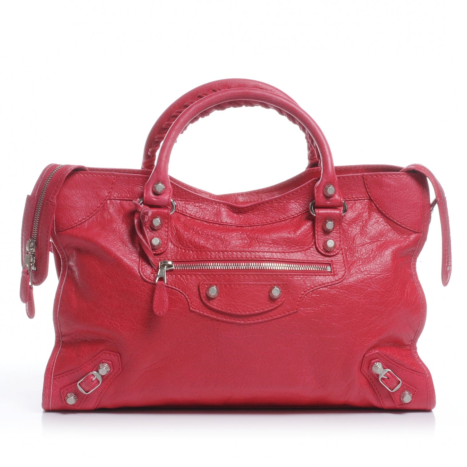 Balenciaga Agneau Giant 12 Silver Hardware City Rose Thulian 1 of 7