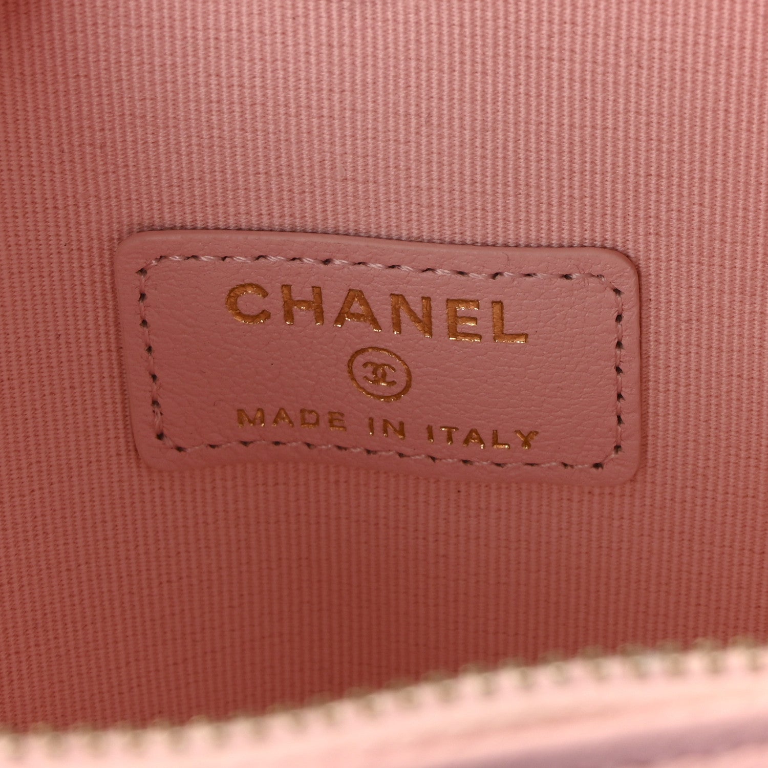 Chanel Lambskin Quilted CC In Love Heart Clutch With Chain Light Pink 6 of 11