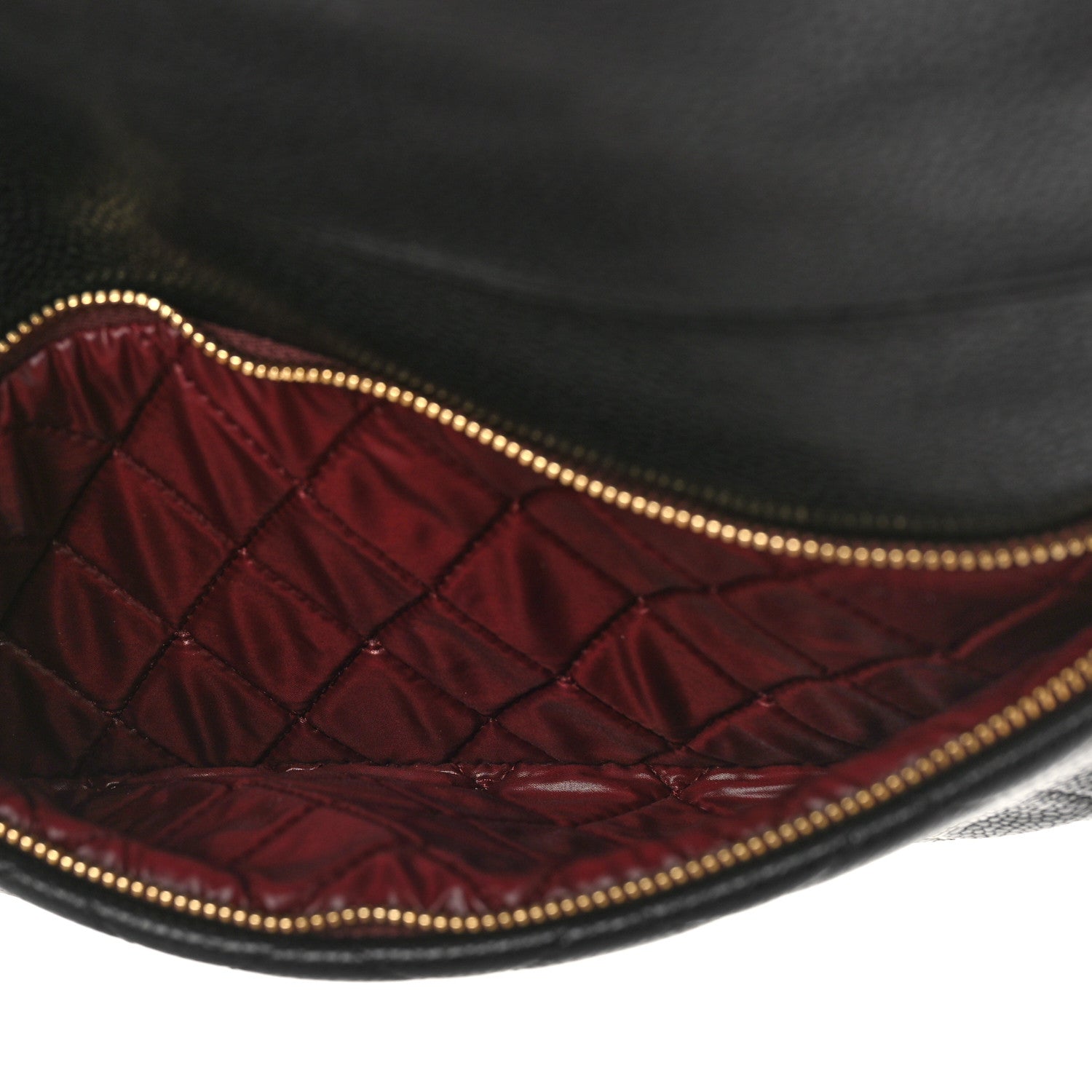 Chanel Caviar Quilted CC Beauty Clutch Black 5 of 10