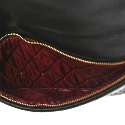 Chanel Caviar Quilted CC Beauty Clutch Black 5 of 10