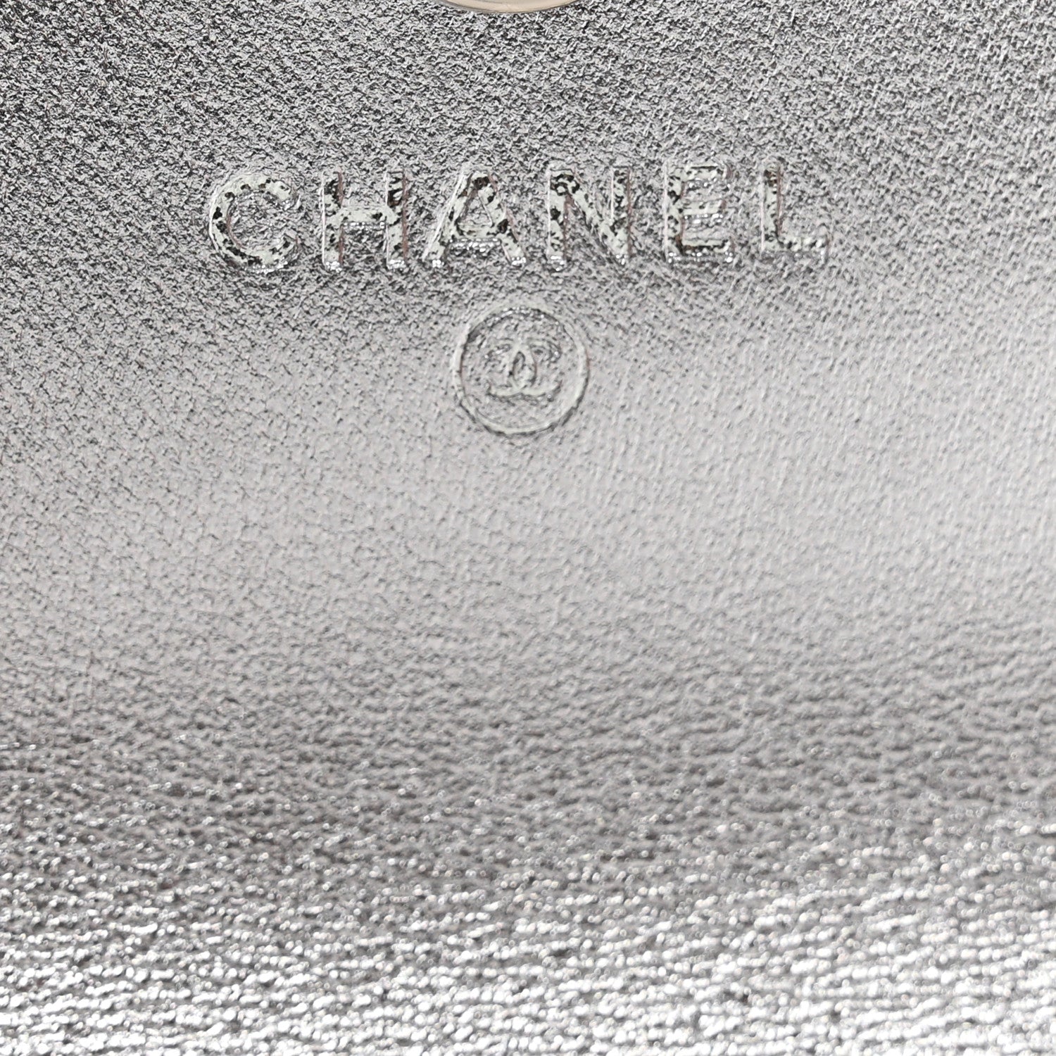 Chanel Gradient Metallic Lambskin Quilted Flap Chain Belt Bag Silver Purple 6 of 8