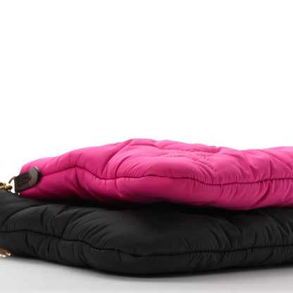 Louis Vuitton Econyl Monogram Pillow Maxi Multi Pochette Accessories Black Fuchsia 7 of 9