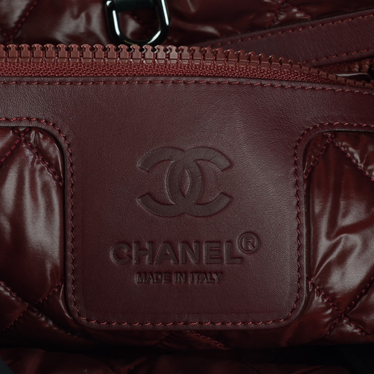 Chanel Nylon Medium Coco Cocoon Reversible Tote Black 6 of 7