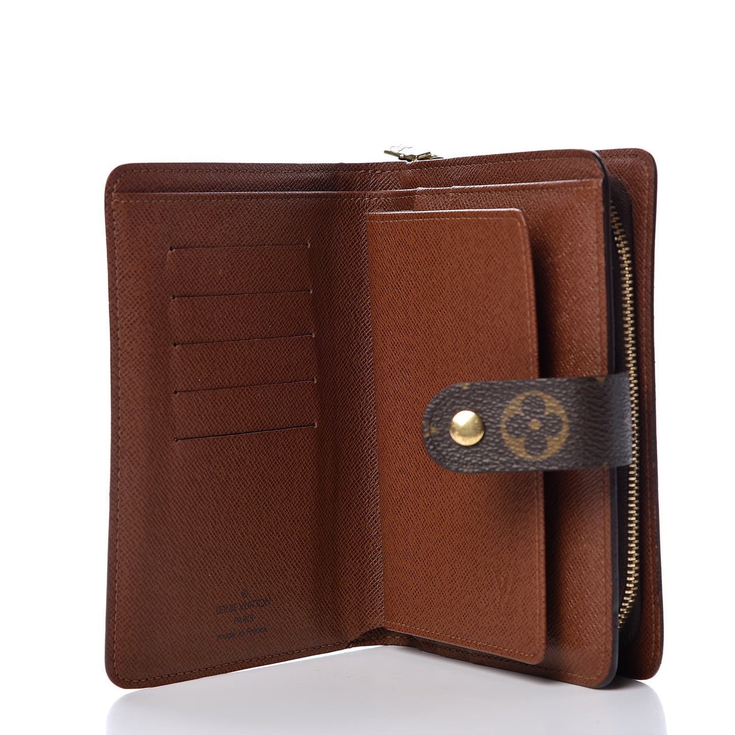 Monogram Zipped Papers Wallet