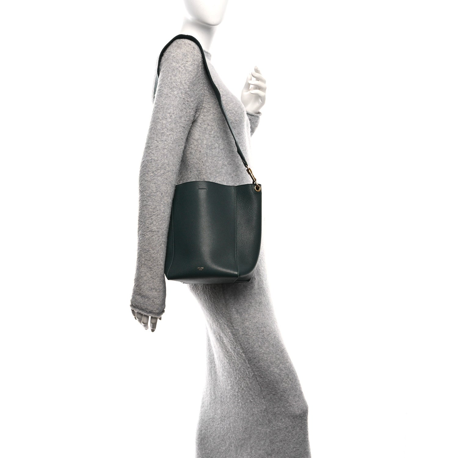 Celine Soft Grained Calfskin Small Sangle Bucket Bag Amazone 2 of 9