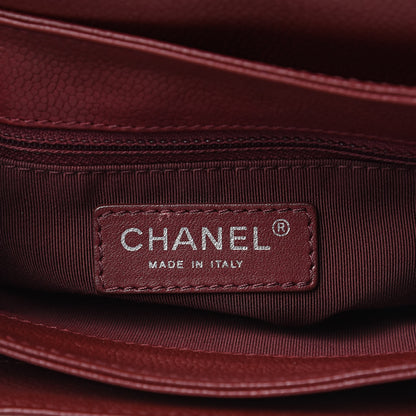 Chanel Caviar Quilted Small Rock In Rome Flap Burgundy 6 of 10
