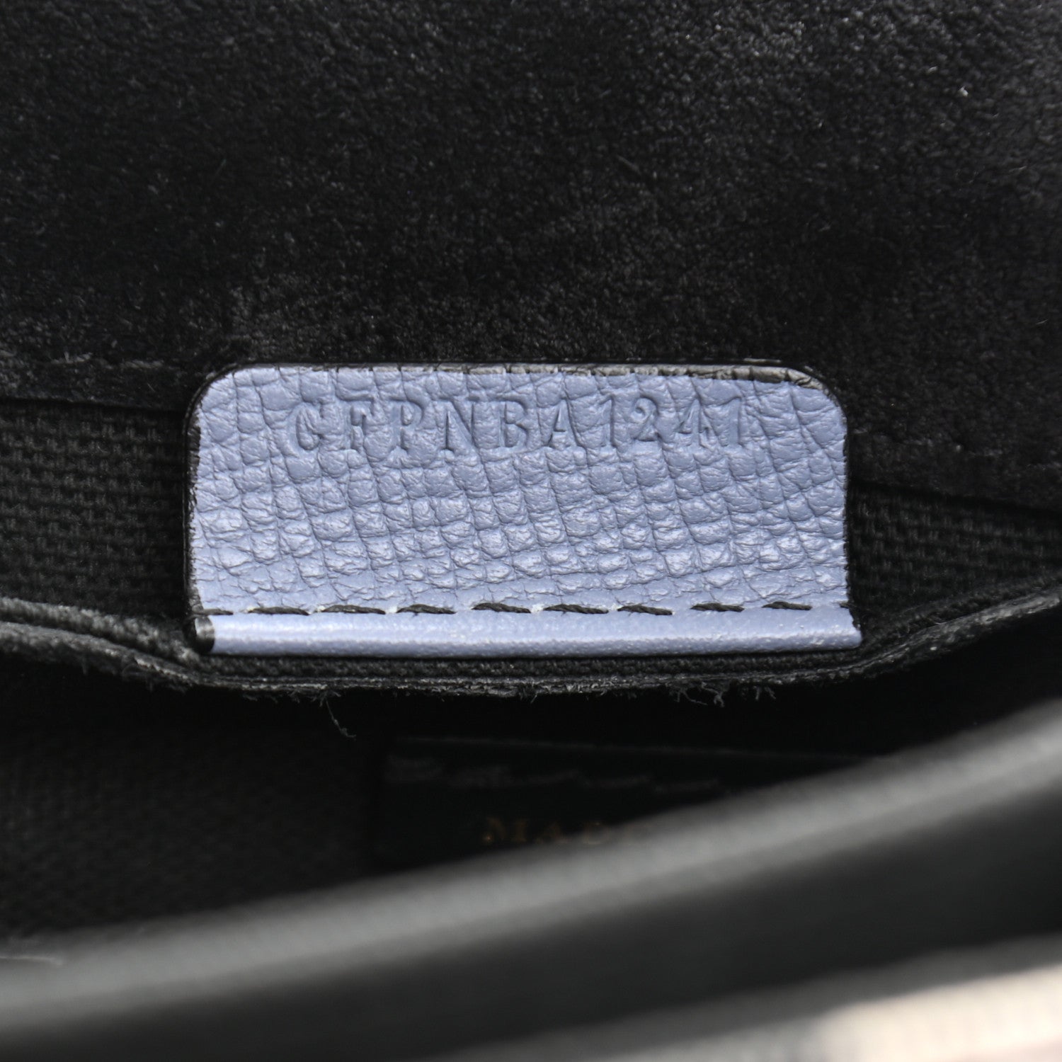 Burberry Derby Calfskin House Check Small Macken Crossbody Bag Slate Blue 8 of 24