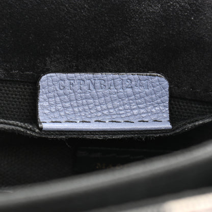 Burberry Derby Calfskin House Check Small Macken Crossbody Bag Slate Blue 8 of 24