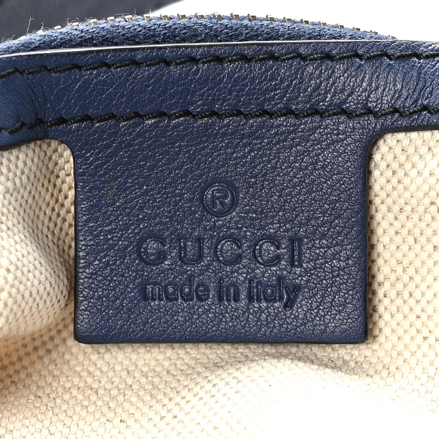 Guccissima Medium Emily Hobo Blue