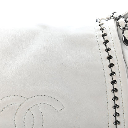 Chanel Smooth Calfskin Luxe Ligne Flap White 10 of 13