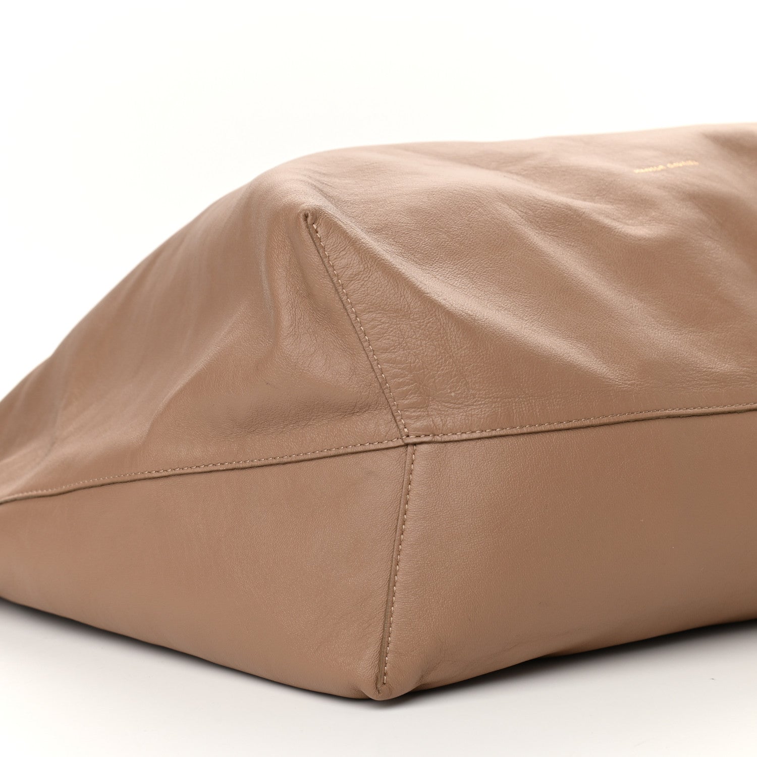 Mansur Gavriel Lambskin Oversized Tote Biscotto 10 of 12