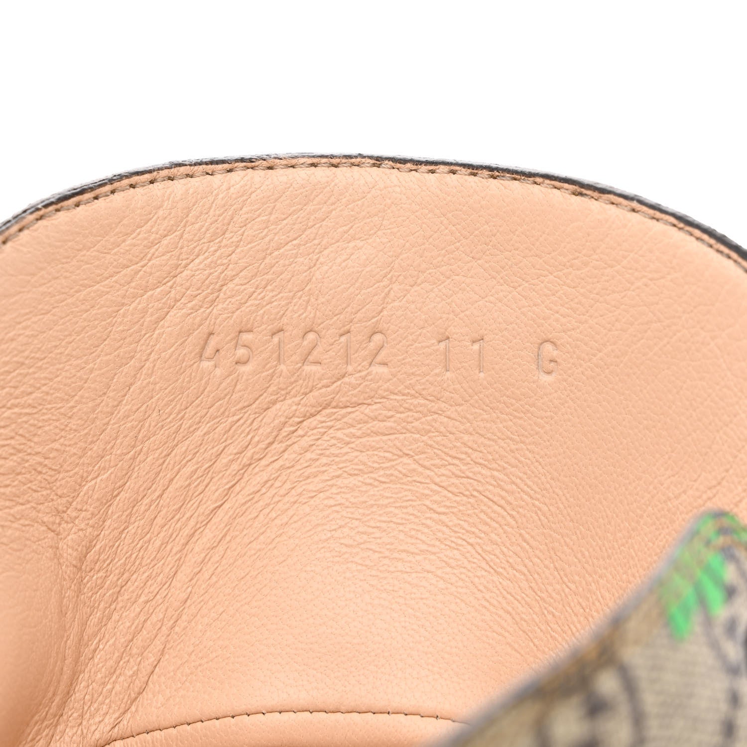 Gucci GG Supreme Monogram Bengal Mens High Top Sneakers 11 Beige Yard 8 of 9