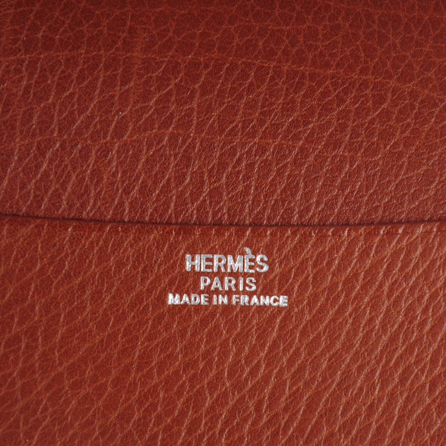 Hermes Veau Rodeo Globe Trotter Agenda Cover PM with Refill Noisette 7 of 7