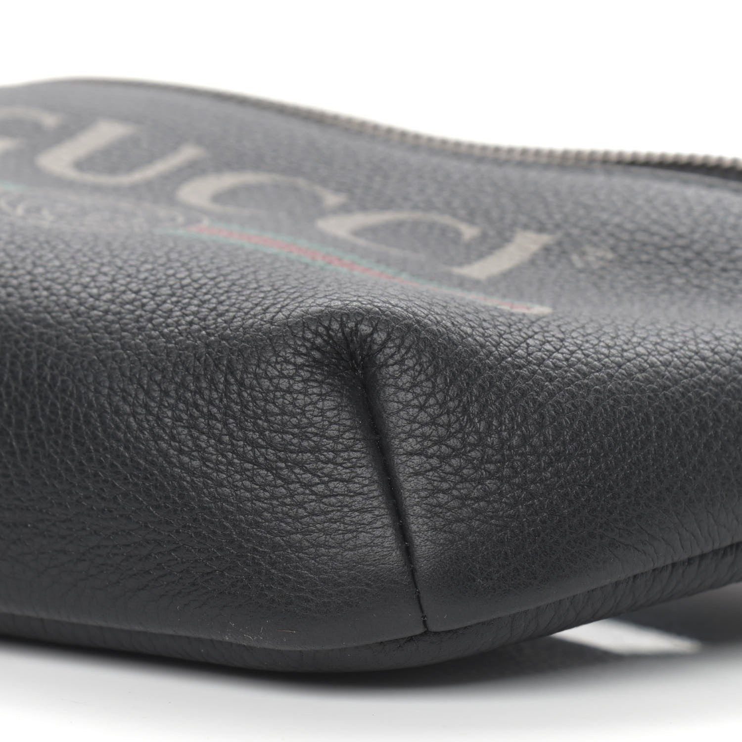 Gucci Grained Calfskin Small Logo Belt Bag Black 10 of 10