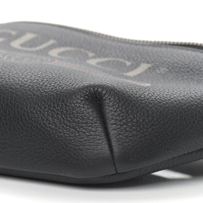 Gucci Grained Calfskin Small Logo Belt Bag Black 10 of 10