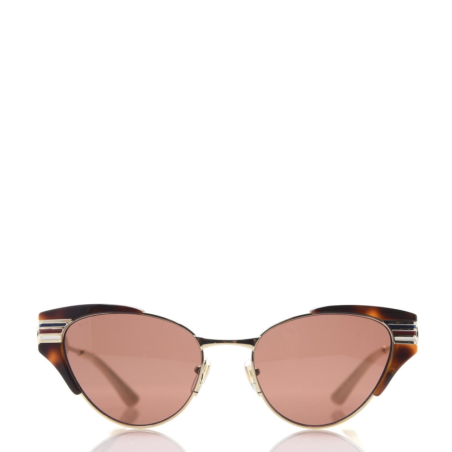 Cat Eye Web Sunglasses GG0522S Tortoise