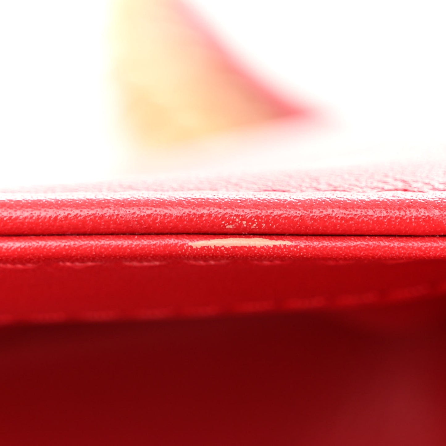 Calfskin Quilted Small Boy Top Handle Flap Red