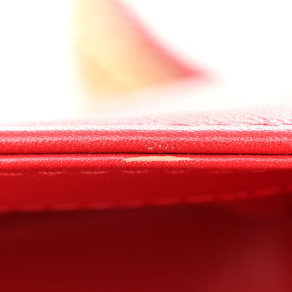 Chanel Calfskin Quilted Small Boy Top Handle Flap Red 12 of 12