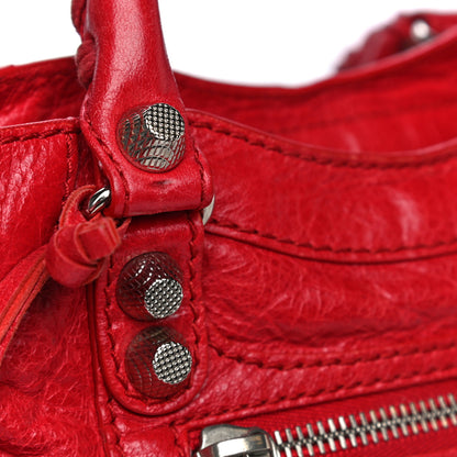 Balenciaga Agneau Giant 12 Silver Hardware Mini City Rouge Cardinal 22 of 25