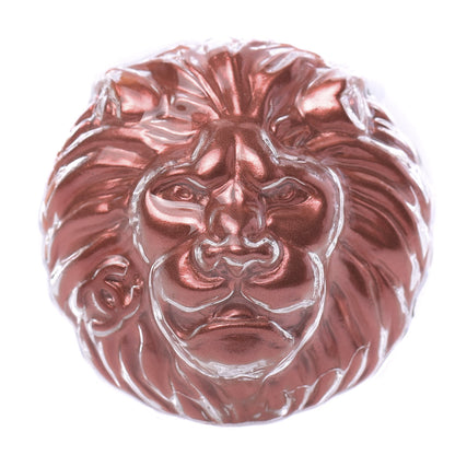 Chanel Resin CC Lion Brooch Red 1 of 4