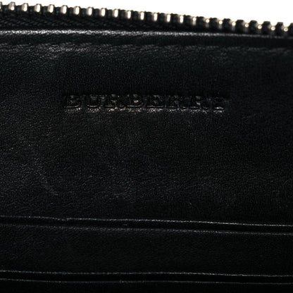Burberry Mega Check Heart Print Peyton Crossbody Clutch Bag Black 6 of 16