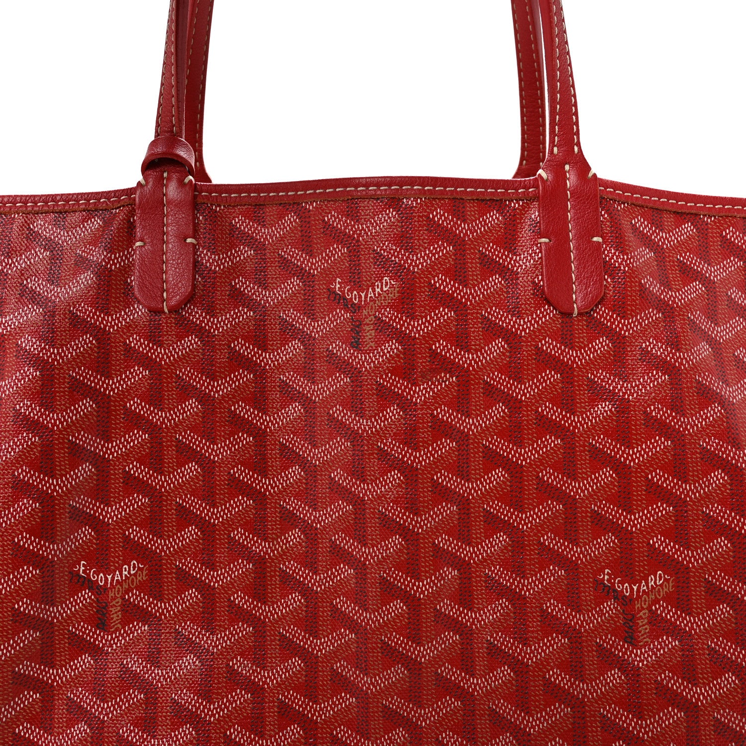 Goyard Goyardine Saint Louis PM Red 9 of 14